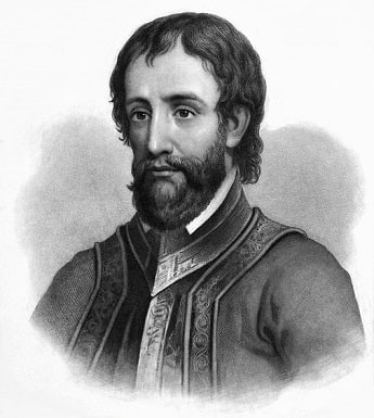 Engraving of Hernando De Soto