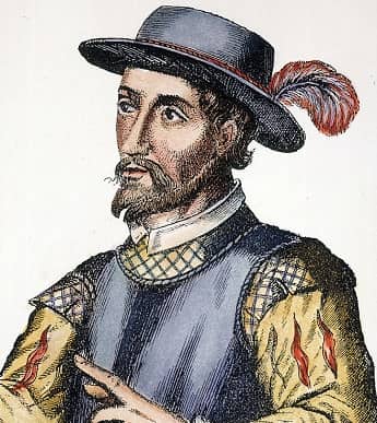 Spanish explorer Juan Ponce de Leon